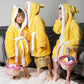Rabbit Hooded Bathrobes for Kids - kids bathrobes