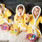 Rabbit Hooded Bathrobes for Kids - kids bathrobes