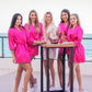 Custom Satin Robes for Bachelorette, Sleepover , Spa, Slumber Parties - alfresco