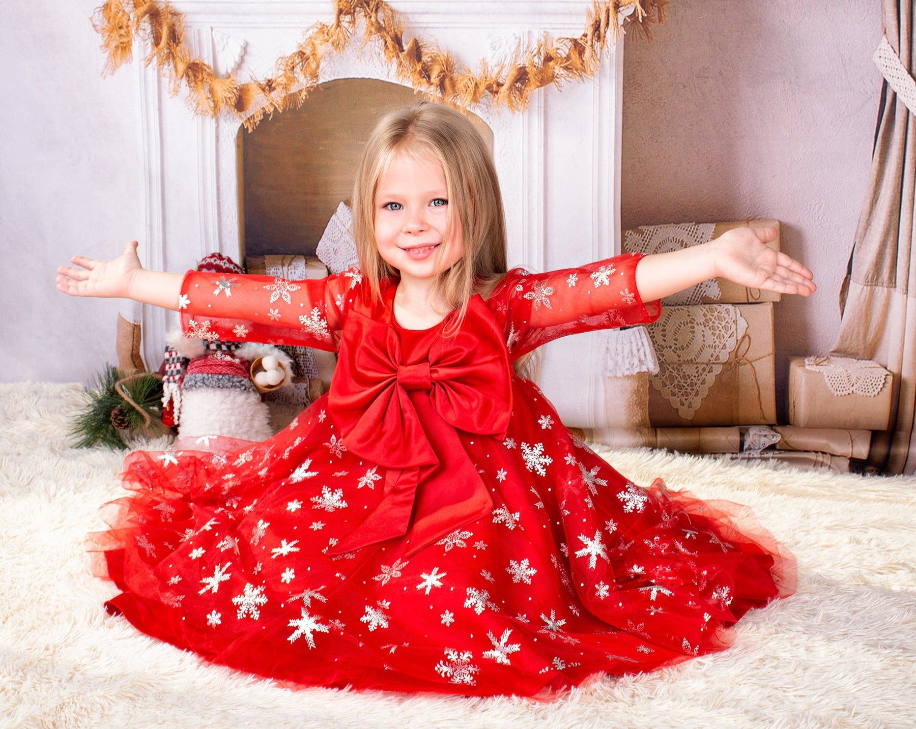 Christmas Snowflakes Tutu Dress Toddler Girl Christmas Snowflakes Tutu Dress Toddler Girl