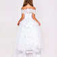 Lace Off Shoulders Flower Girl Dress Birthday Princess