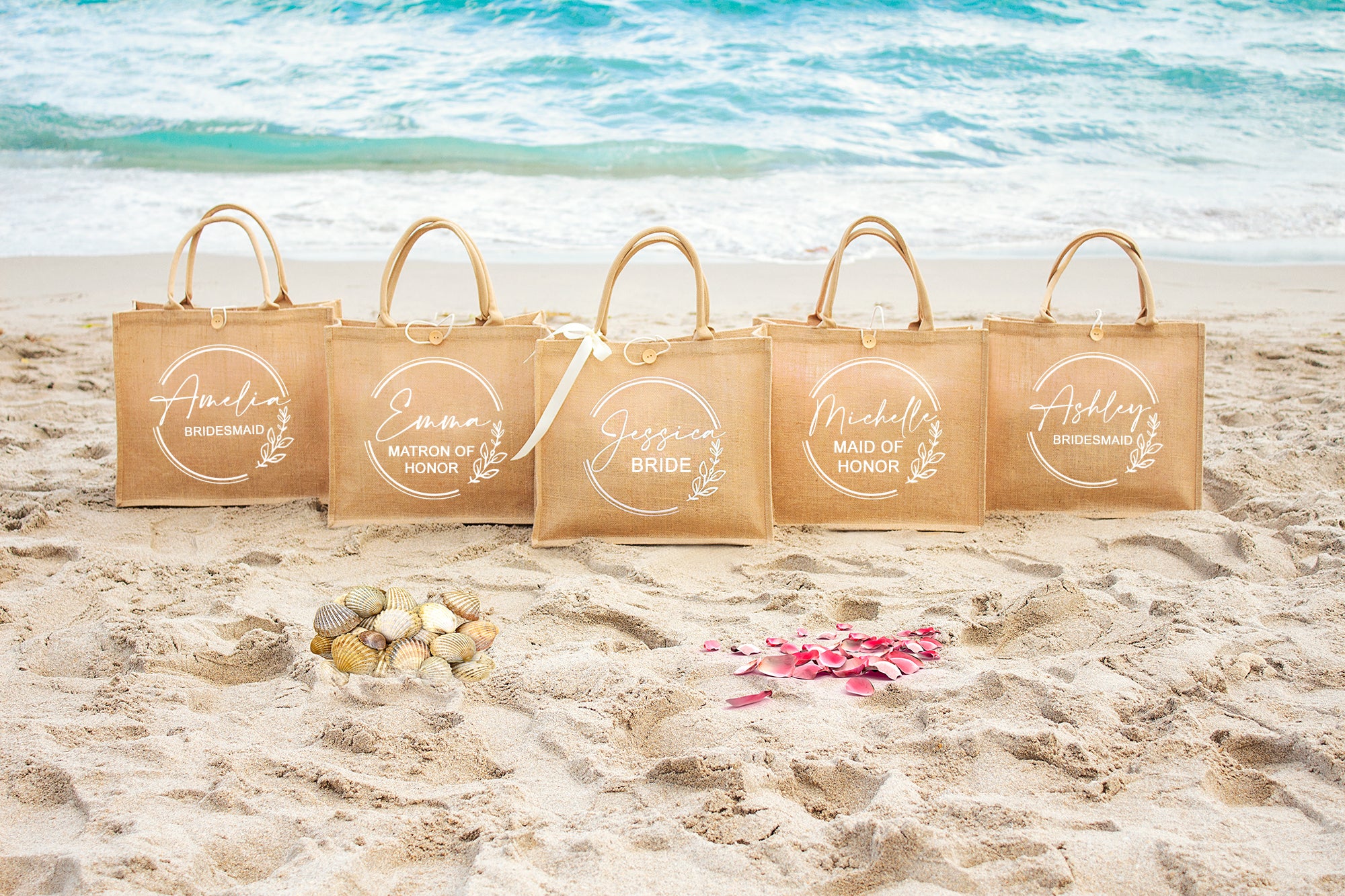 Beach bags 2025 for bridesmaids