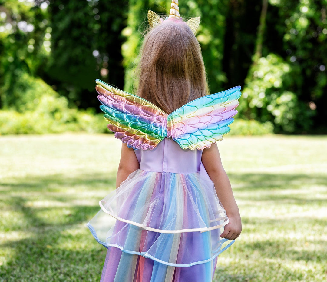 Unicorn Rainbow Girl Tutu Dress Set
