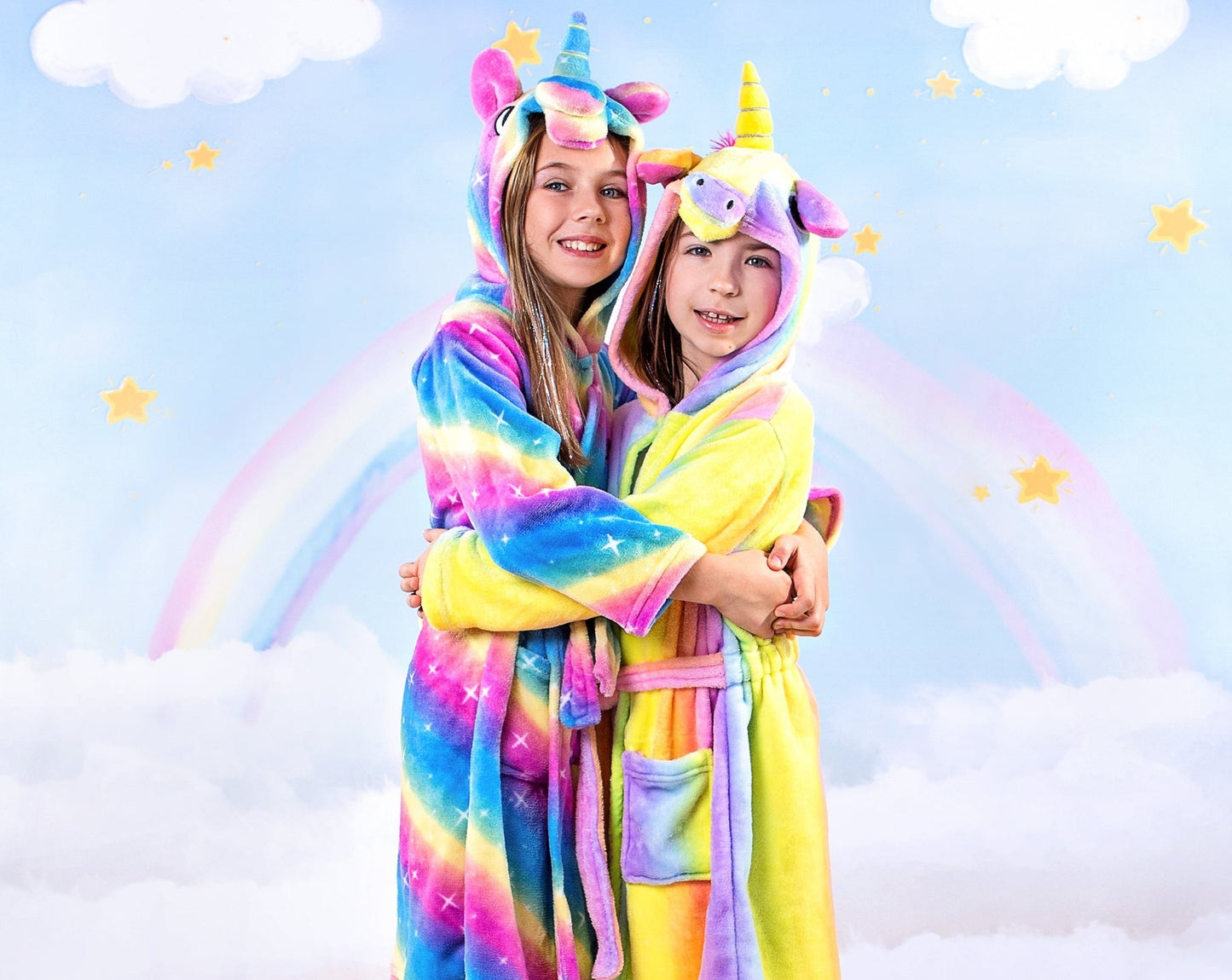 Kids Customized Unicorn Bathrobes