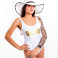 Women's Floppy Sun Hat with Pearl