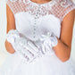 Flower Girl Dress Rhinestone First Holy Communion Gowns