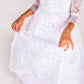 Elegant Flower Girls Dresses Long Sleeves Lace Appliques