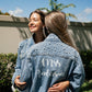 Wife of the Party Denim Custom Jacket with Pearls - Custom 