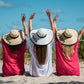 Women’s Floppy Sun Hat with Black Border - Floppy Sun Hats