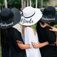 Women’s Floppy Sun Hat with Black Ribbon - Floppy Sun Hats