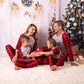Xmas Eve Family Matching Plaid Pajama Sets - Pajamas for 
